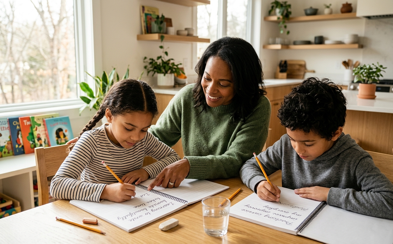 Daily Practice Workbook Guide for Cursive Sentences 3 article image