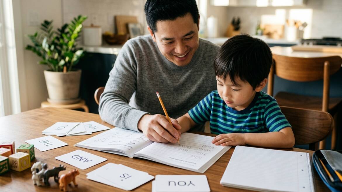 Daily Practice Workbook Guide for Kindergarten Sight Words