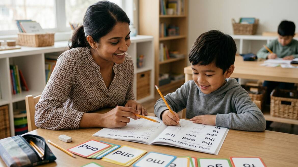 Daily Practice Workbook Guide for Kindergarten Sight Words 2