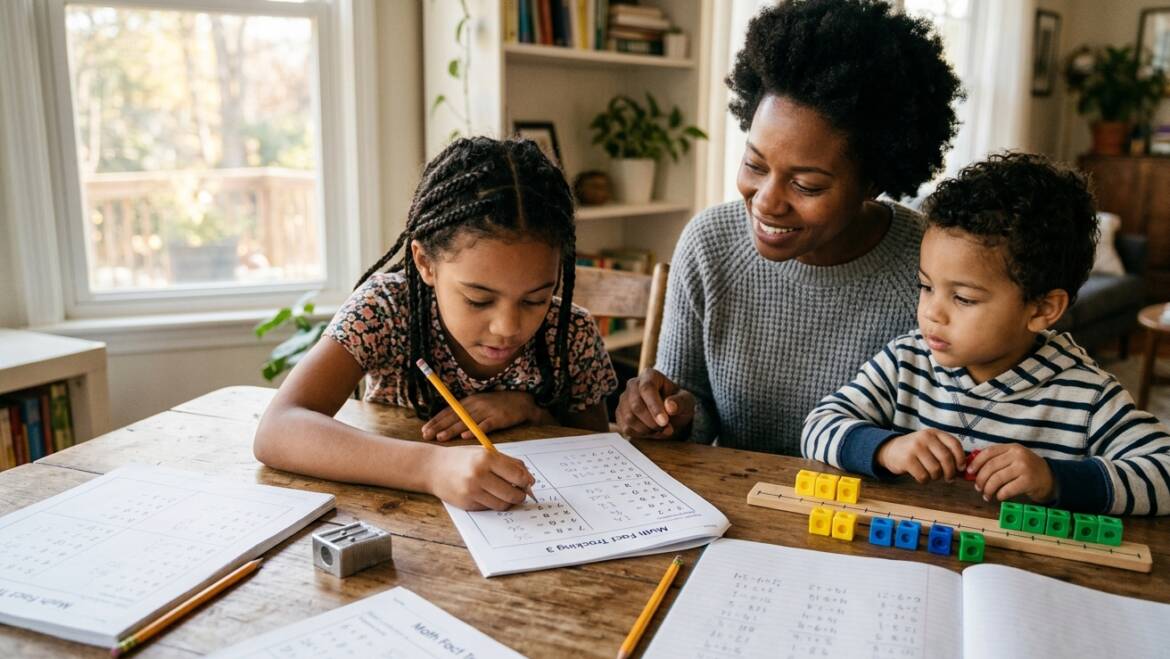 Daily Practice Workbook Guide for Math Fact Tracking 3