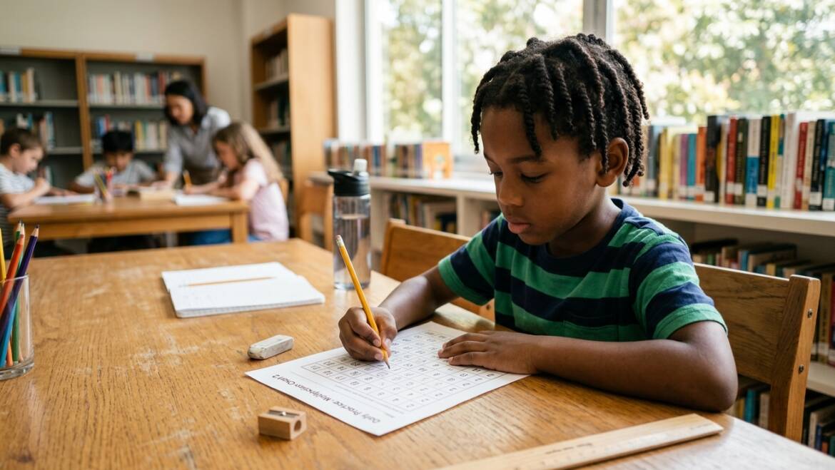 Daily Practice Workbook Guide for Multiplication Charts 2