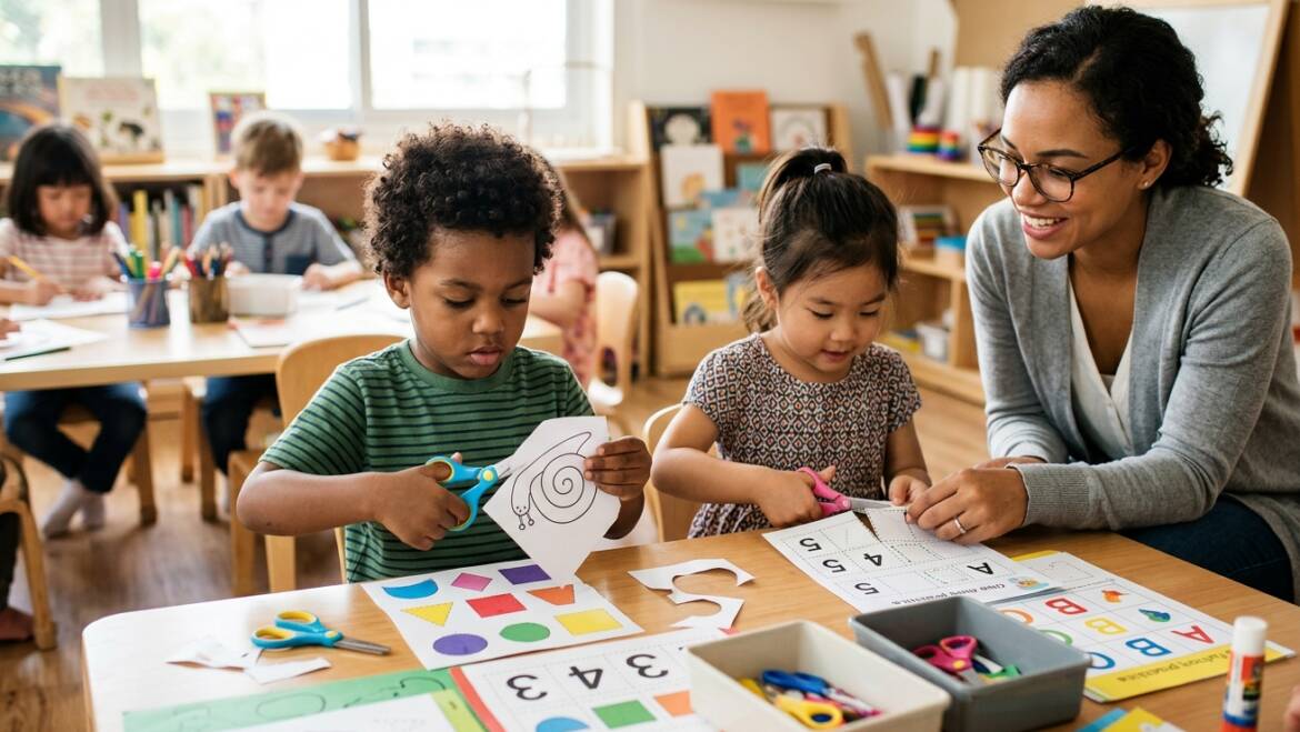 Daily Practice Workbook Guide for Preschool Scissor Skills