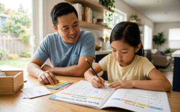 Daily Practice Workbook Guide for Weekly Spelling Homework 2