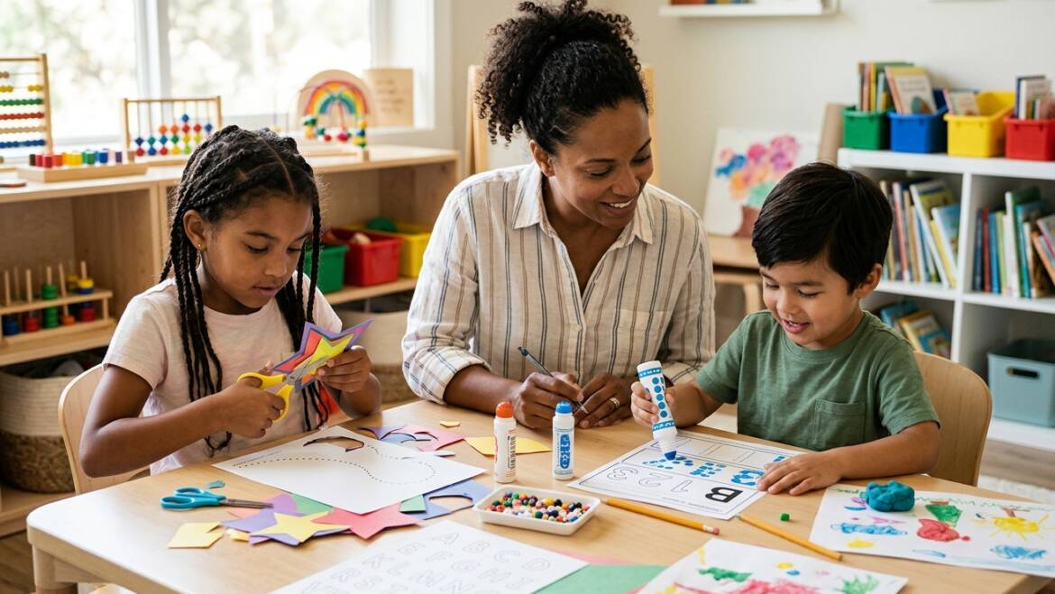 Fine Motor Skills Before Writing: Tracing, Cutting, Dot Markers, and Coloring