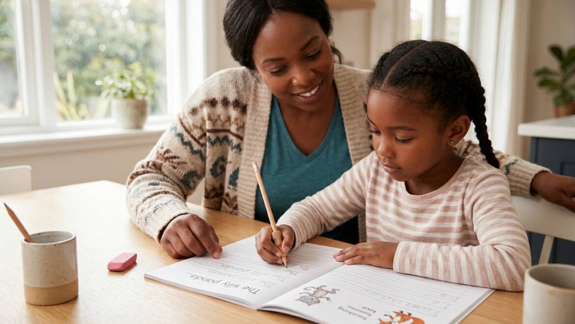 Handwriting Practice Book for Kids: Silly Sentences That Improve Penmanship