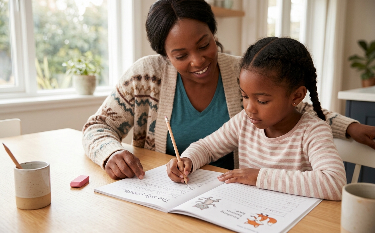 Handwriting Practice Book for Kids: Silly Sentences That Improve Penmanship article image
