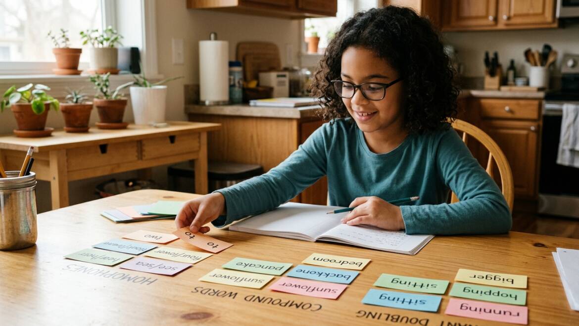Homophones, Compound Words, and Consonant Doubling for 3rd Grade