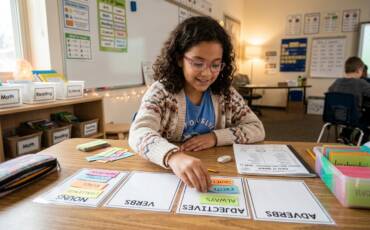 Parts of Speech and Vocabulary Practice for 4th Grade Spellers
