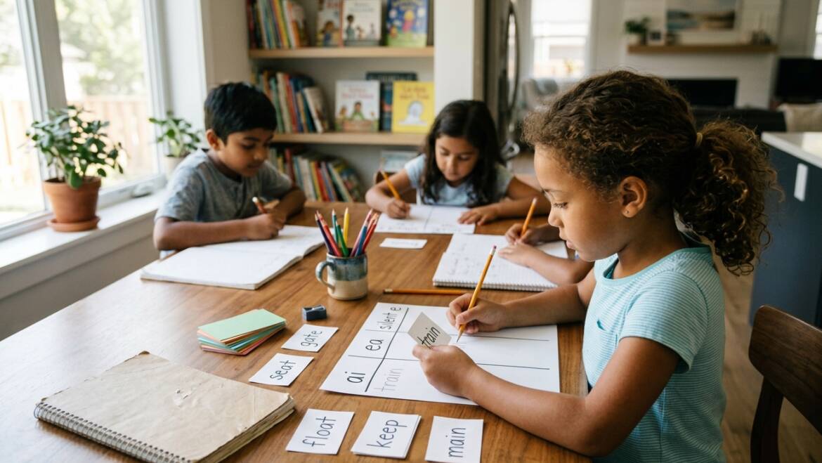 Second Grade Spelling Practice: Sight Words, Phonics, and Sentences